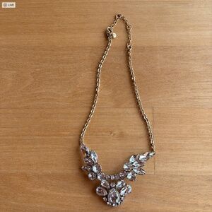 J Crew Rhinestone Statement Necklace